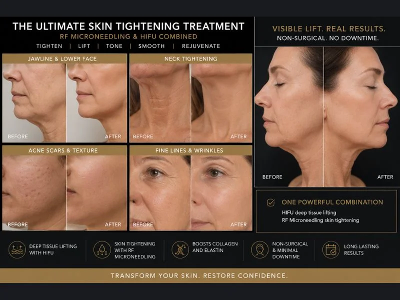 Results of combined treatment for the ultimate skin tightening treatment Ogden